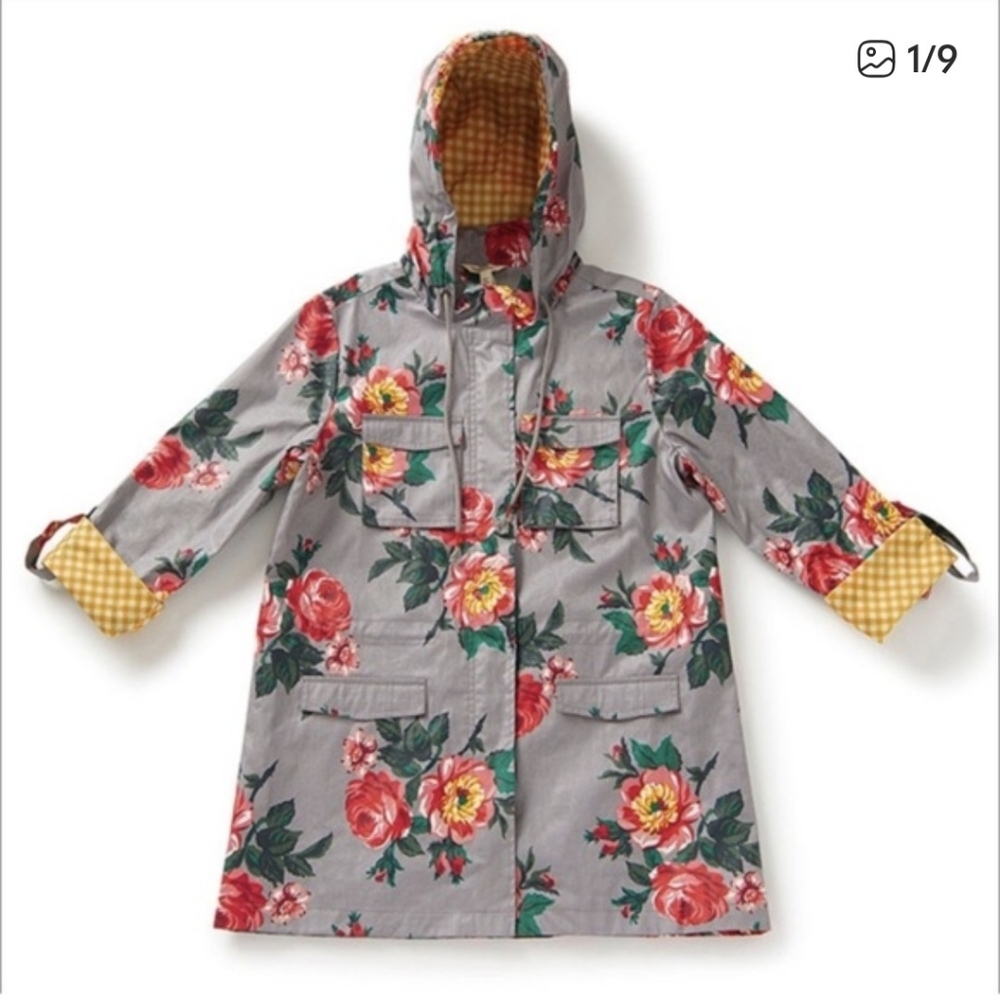Matilda Jane Floral Raincoat Small *C7 - Picture 3 of 7